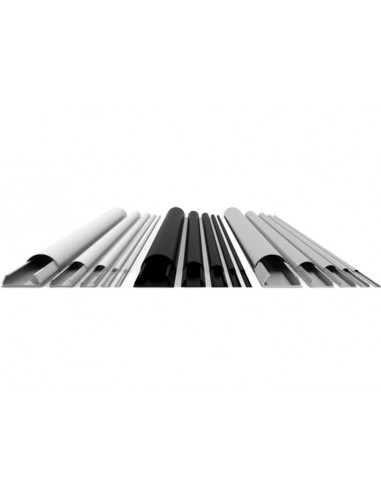 Plinta mascare cabluri Aluminiu Multibrackets 1233, 18 x 1100 x