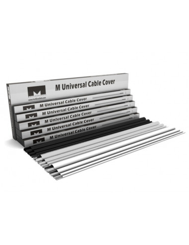 Plinta mascare cabluri Aluminiu Multibrackets 1233, 18 x 1100 x