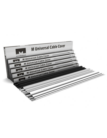 Plinta mascare cabluri Aluminiu Multibrackets 1233, 18 x 1100 x