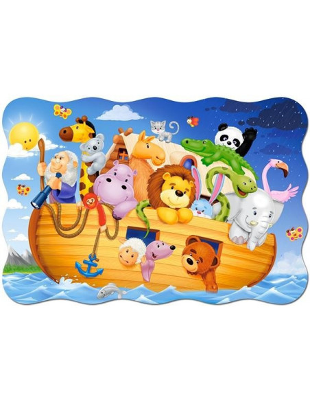 Arca lui Noe, Puzzle Castorland maxi, 20 piese,Uniq2245