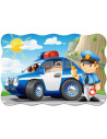 Patrula de politie, Puzzle Castorland maxi, 20 piese,Uniq2252