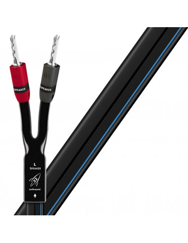 Cablu de boxe Audioquest Rocket 22, 2.5m cu mufe banana (bulk