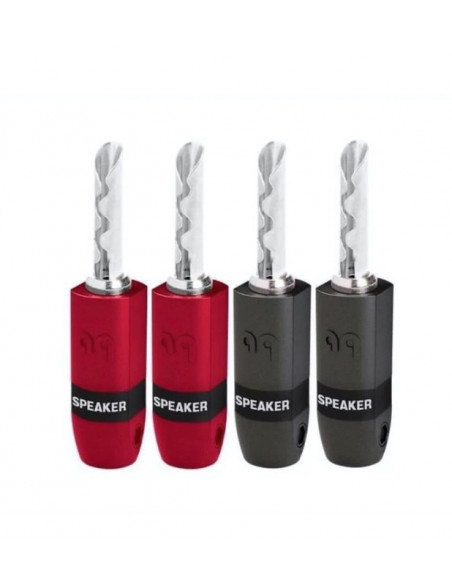 Mufa banana Audioquest SureGrip 300, Silver plated, pana la 6mm
