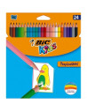 Creioane colorate BIC Tropicolors, 24 buc/set Creioane colorate BIC Tropicolors, 24 buc/set