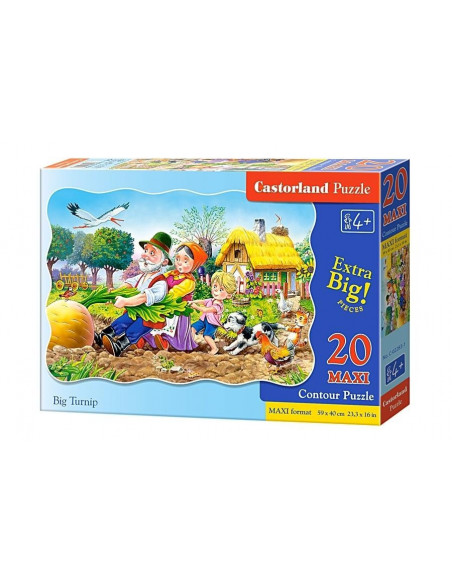 Big Turnip, Puzzle Castorland maxi, 20 piese,Uniq2283