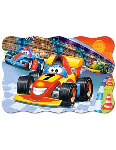 Racing Action, Puzzle Castorland maxi, 20 piese,Uniq2306