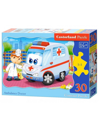 Ambulanta, Puzzle Castorland, 30 piese,Uniq3471
