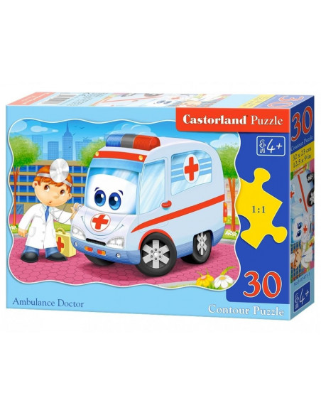Ambulanta, Puzzle Castorland, 30 piese,Uniq3471