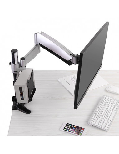 Suport mini PC, Apple mini, Receiver, Blackmount CPB-1, cu Suport mini PC, Apple mini, Receiver, Blackmount CPB-1, cu