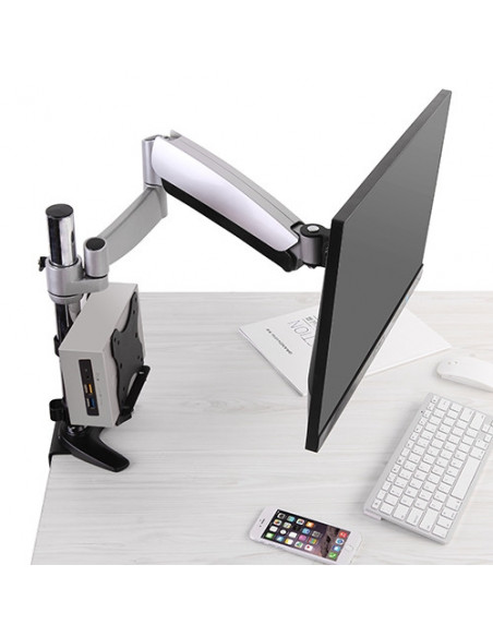 Suport mini PC, Apple mini, Receiver, Blackmount CPB-1, cu Suport mini PC, Apple mini, Receiver, Blackmount CPB-1, cu