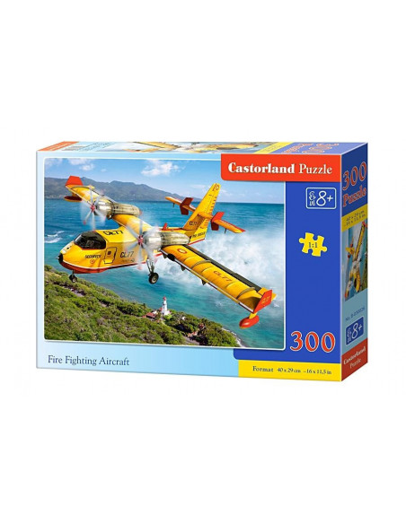 Fire Fighting Aircraft, Puzzle Castorland, 300 piese,Uniq30026