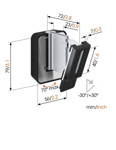 Suport de perete Vogel's Sound 3200 pentru 1 boxa, universal