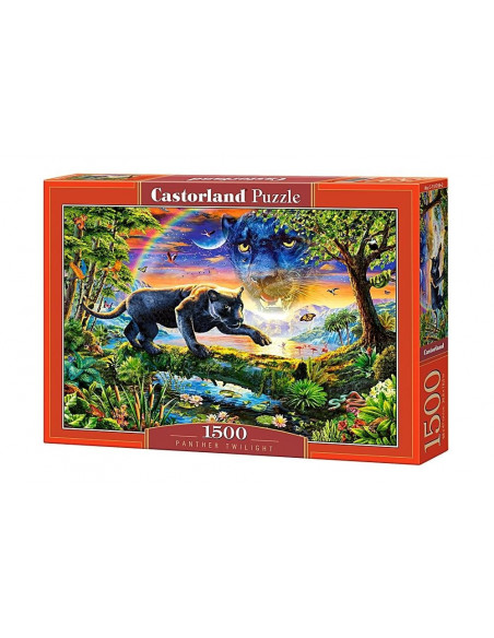 Panther Twillight, Puzzle Castorland, 1500 piese,Uniq151356