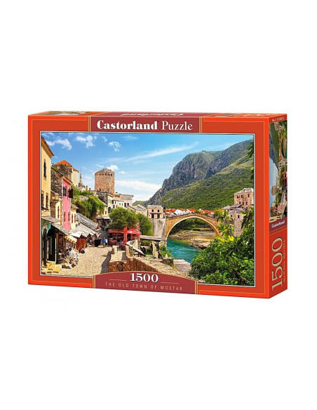 The old town of Mostar, Puzzle Castorland, 1500 piese,Uniq151387