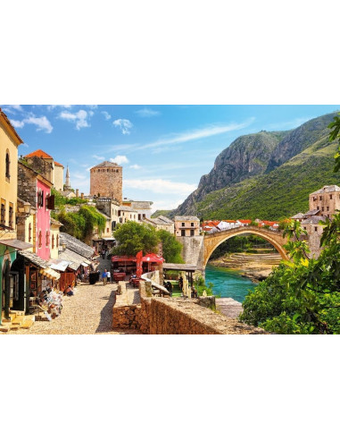 The old town of Mostar, Puzzle Castorland, 1500 piese,Uniq151387