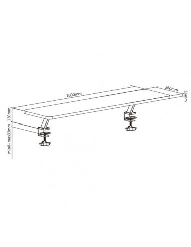 Suport inaltare monitor Blackmount STB-152, 13"-32", 20