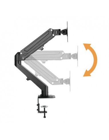 Suport 2 monitoare Gas Spring Blackmount MNT25-2, 17"-27", 6.5