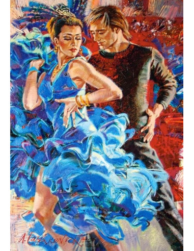 Dance in the Turquoise Tones, Puzzle Castorland, 1000