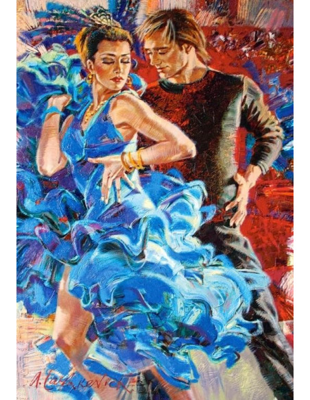 Dance in the Turquoise Tones, Puzzle Castorland, 1000