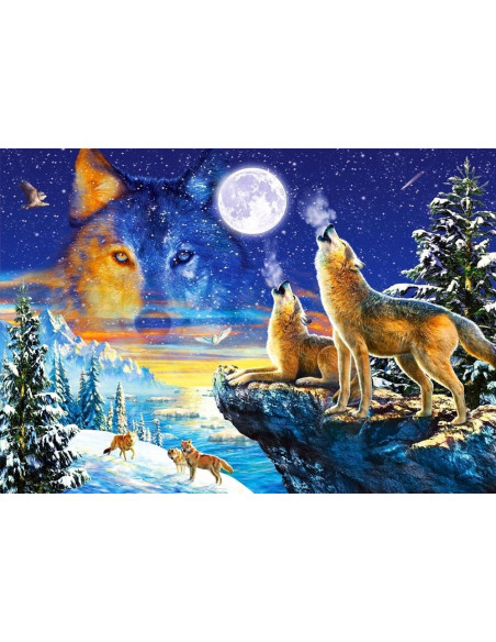 Howling Wolves, Puzzle Castorland, 1000 piese,Uniq103317