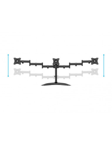 Stand pentru 3 monitoare de masa Multibrackets 3392, 15"- 27"