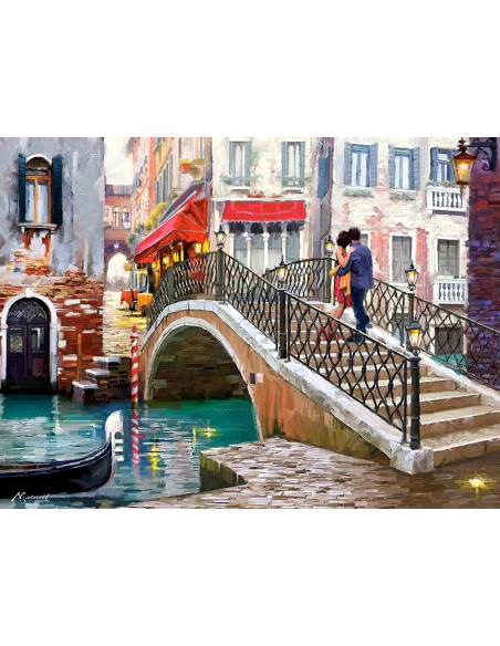 Venice Bridge, Puzzle Castorland, 2000 piese,Uniq200559