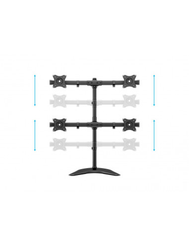 Stand de masa pentru 4 monitoare Multibrackets 3347, 15"- 27"
