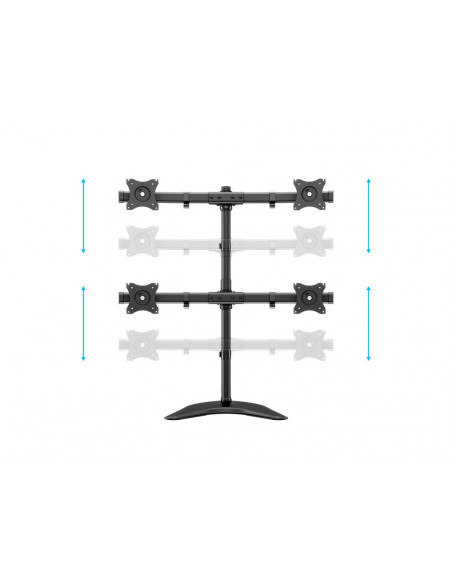 Stand de masa pentru 4 monitoare Multibrackets 3347, 15"- 27"