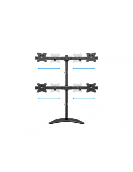 Stand de masa pentru 4 monitoare Multibrackets 3347, 15"- 27"