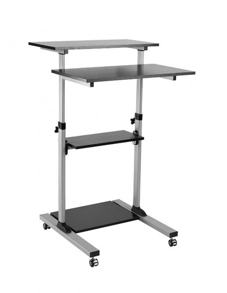Stand mobil (Workstation) ajustabil pentru calculator