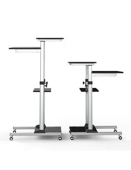 Stand mobil (Workstation) ajustabil pentru calculator