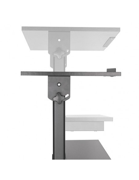 Stand mobil (Workstation) ajustabil pentru calculator