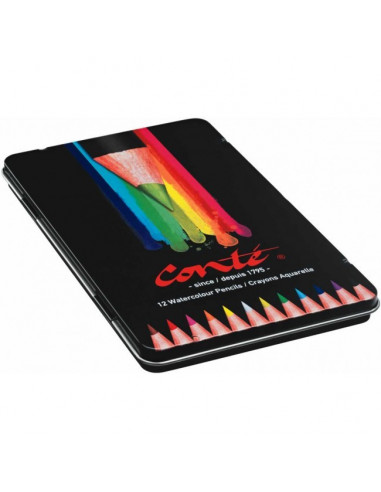 Creioane colorate BIC Conte, 12 buc/set,9277831