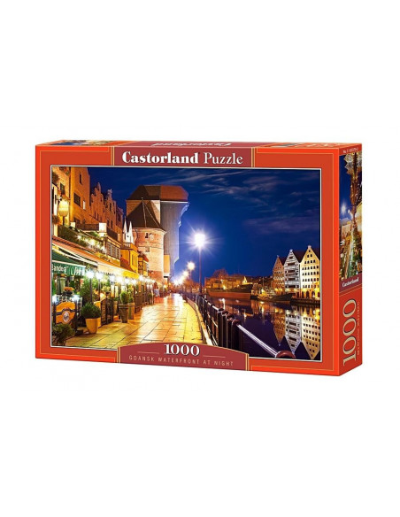 Gdansk Waterfront at Night, Puzzle Castorland, 1000