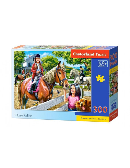 Horse Riding, Puzzle Castorland, 300 piese,Uniq30095
