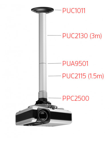 Suport modular videoproiector de tavan Vogels XS45