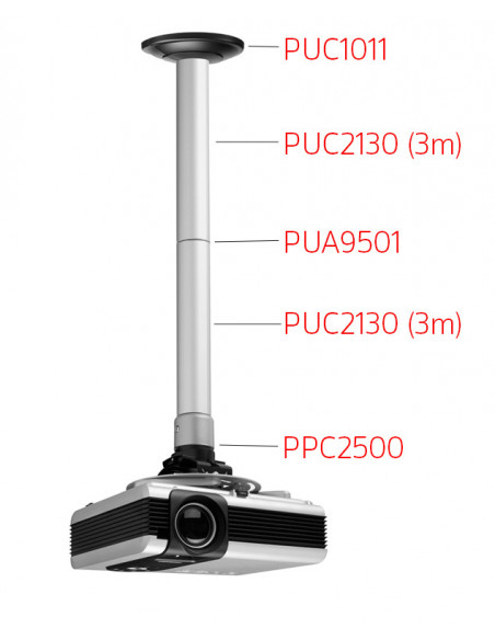Suport modular videoproiector de tavan Vogels XS60