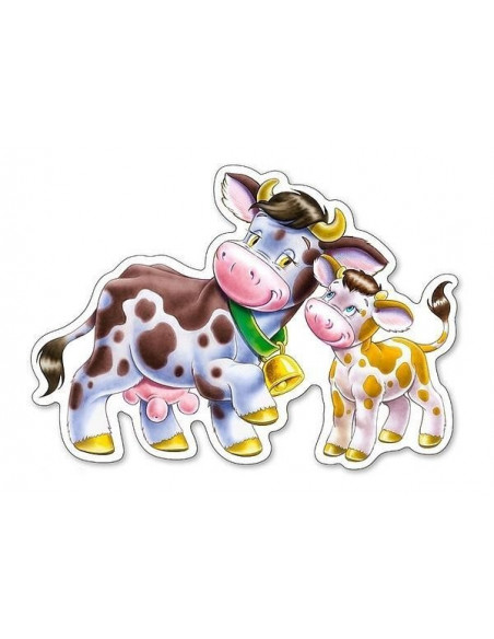 Animal Babies, Puzzle Castorland 4 in 1 - 4, 5, 6, 7