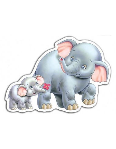 Jungle Babies, Puzzle Castorland 4 in 1 - 4, 5, 6, 7