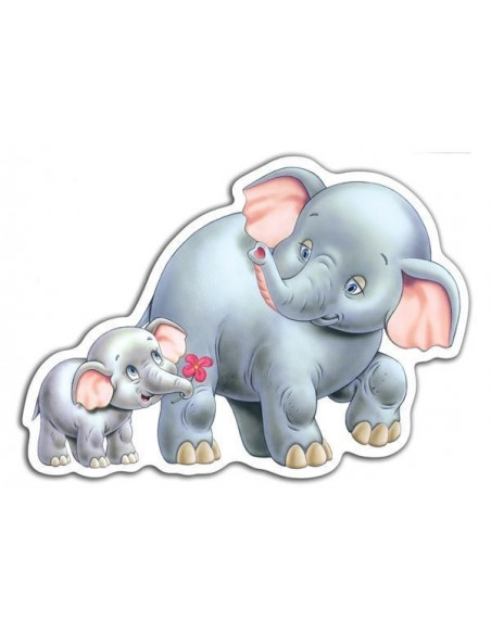 Jungle Babies, Puzzle Castorland 4 in 1 - 4, 5, 6, 7