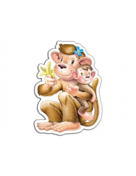 Jungle Babies, Puzzle Castorland 4 in 1 - 4, 5, 6, 7