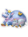 Jungle Babies, Puzzle Castorland 4 in 1 - 4, 5, 6, 7