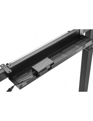 Birou ergonomic electric single motor, inaltime 62-128 cm,blat