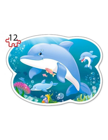 Underwater World, Puzzle Castorland 4 in 1 - 8, 12, 15, 20