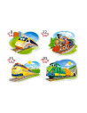 Funny Trains, Puzzle Castorland 4 in 1 - 8, 12, 15, 20