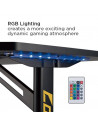 Birou gaming cu ilumiare RGB Blackmount GMD03-1