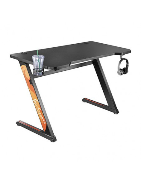 Birou de gaming Z-SHAPED Blackmount GMD02-2 cu suport de casti