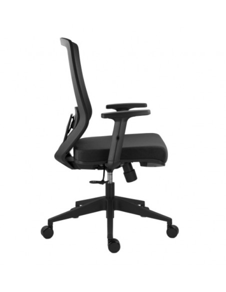 Scaun ergonomic Joy, negru, spatar mesh, brate reglabile