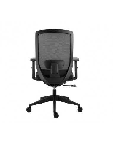Scaun ergonomic Joy, negru, spatar mesh, brate reglabile