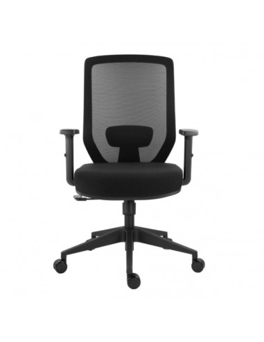 Scaun ergonomic Joy, negru, spatar mesh, brate reglabile
